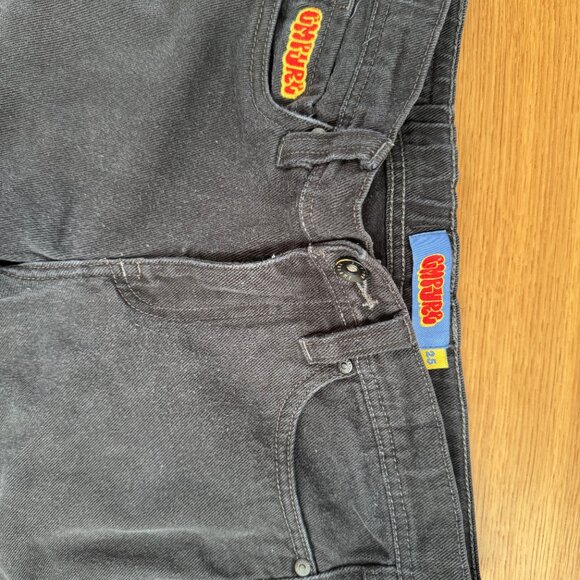 Empyre Black Loose Fit Wide Leg Youth Jeans - size 25 (2 pairs grey and black) - Picture 5 of 6